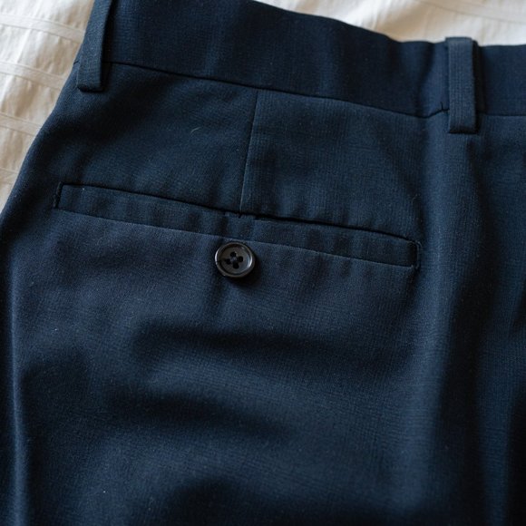 Banana Republic Dress Pants Dark Blue Size 34/32 - Picture 9 of 9
